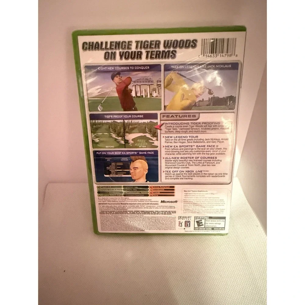 TIGER WOODS XBOX PGA TOUR 2005 BRAND NEW SEALED EA SPORTS